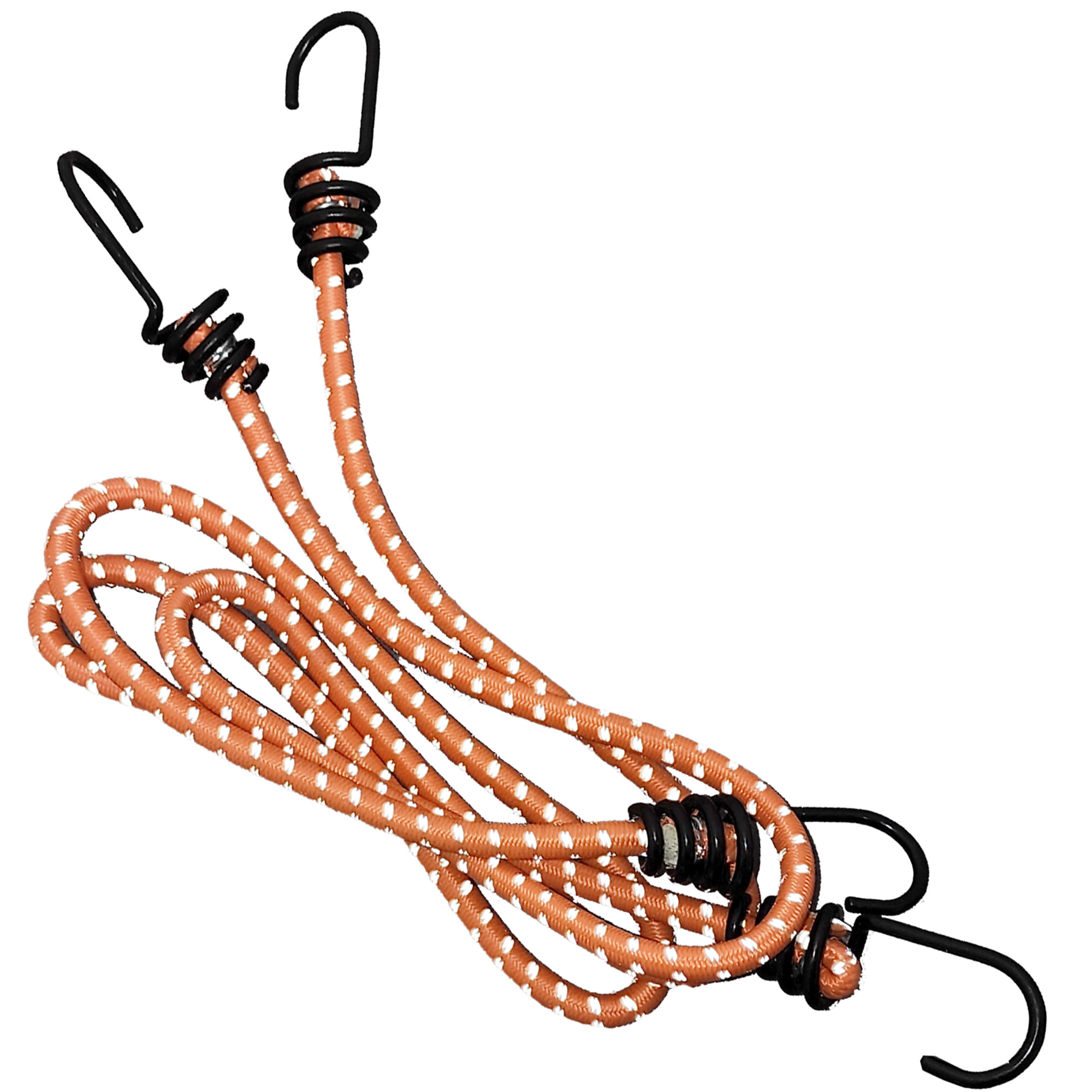 Kuma, 18in. Round Bungee 2pk., Reflective, Coated Hooks, Straps (qty.) 2 Model# GR0218-R